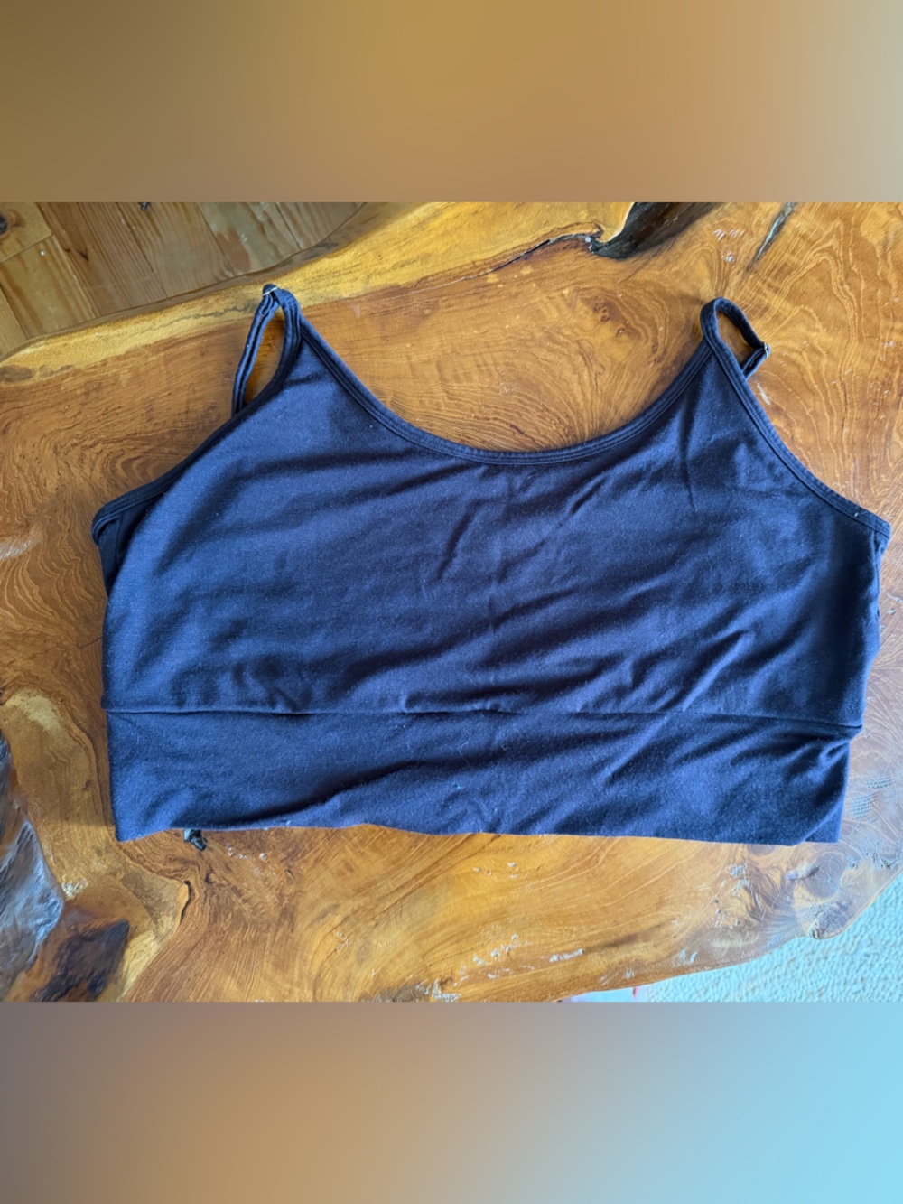 Purple Seamless Merino Wool Stretch Bralette - Lightweight Support